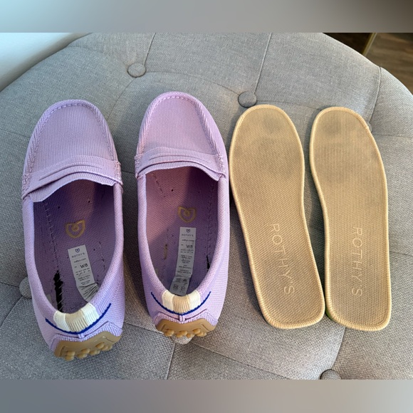 Rothy’s Lavender women’s “The driver” Loafers size 8 (fits like 7.5) - Picture 6 of 6